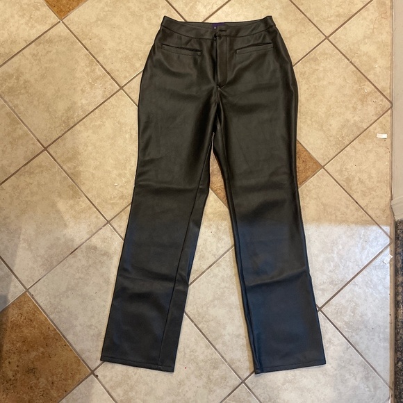 Resource Pants - Resource Black Leather Pants